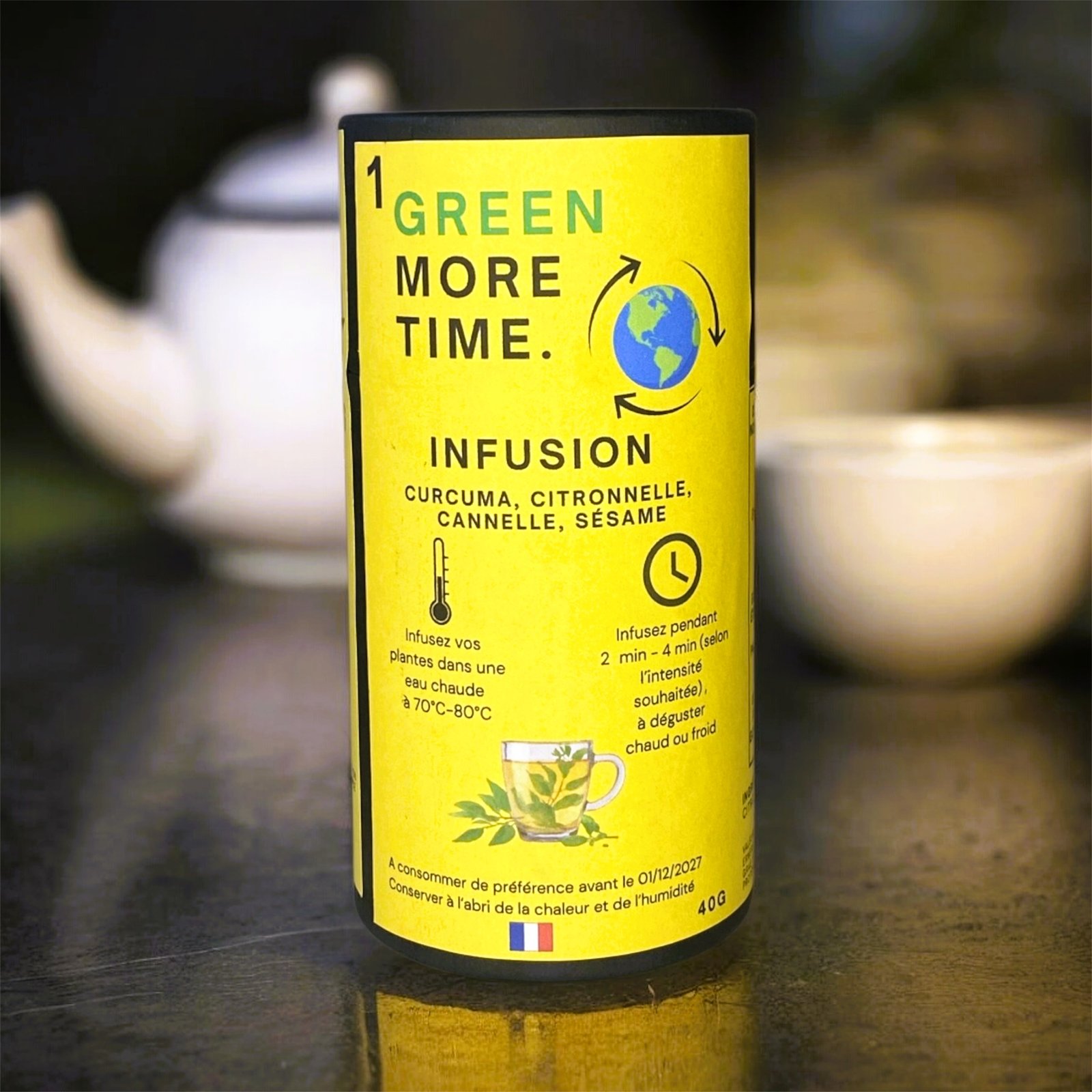 Infusion détox et Epices légumes Green More Time